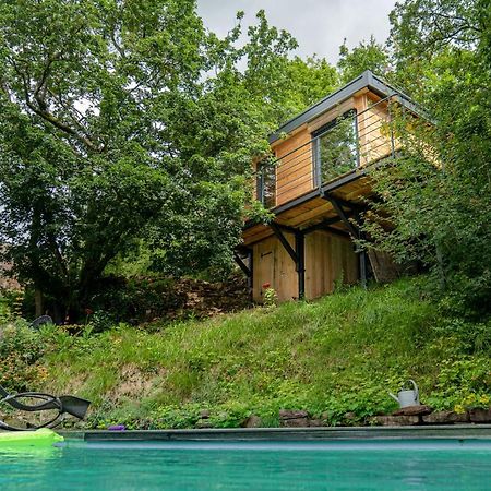 Le Moonloft Insolite Tiny-House Dans Les Arbres & 1 Seance De Sauna Pour 2 Avec Vue Panoramique Osenbach Dış mekan fotoğraf