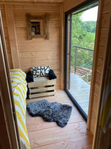 Le Moonloft Insolite Tiny-House Dans Les Arbres & 1 Seance De Sauna Pour 2 Avec Vue Panoramique Osenbach Dış mekan fotoğraf