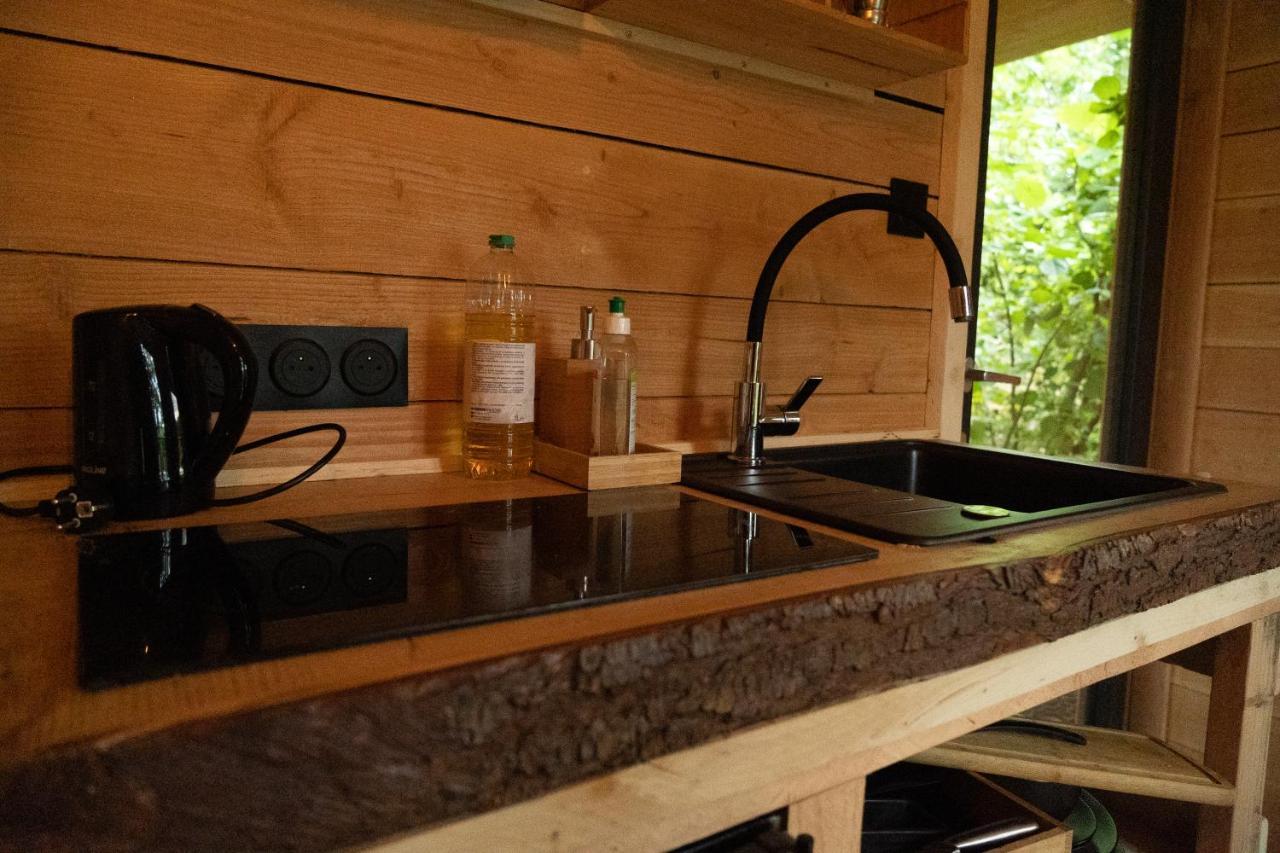 Le Moonloft Insolite Tiny-House Dans Les Arbres & 1 Seance De Sauna Pour 2 Avec Vue Panoramique Osenbach Dış mekan fotoğraf