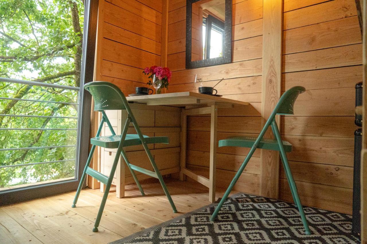 Le Moonloft Insolite Tiny-House Dans Les Arbres & 1 Seance De Sauna Pour 2 Avec Vue Panoramique Osenbach Dış mekan fotoğraf