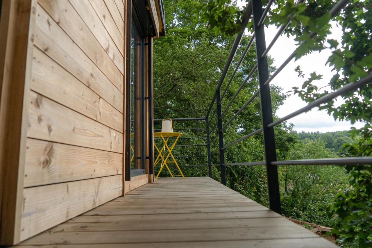 Le Moonloft Insolite Tiny-House Dans Les Arbres & 1 Seance De Sauna Pour 2 Avec Vue Panoramique Osenbach Dış mekan fotoğraf